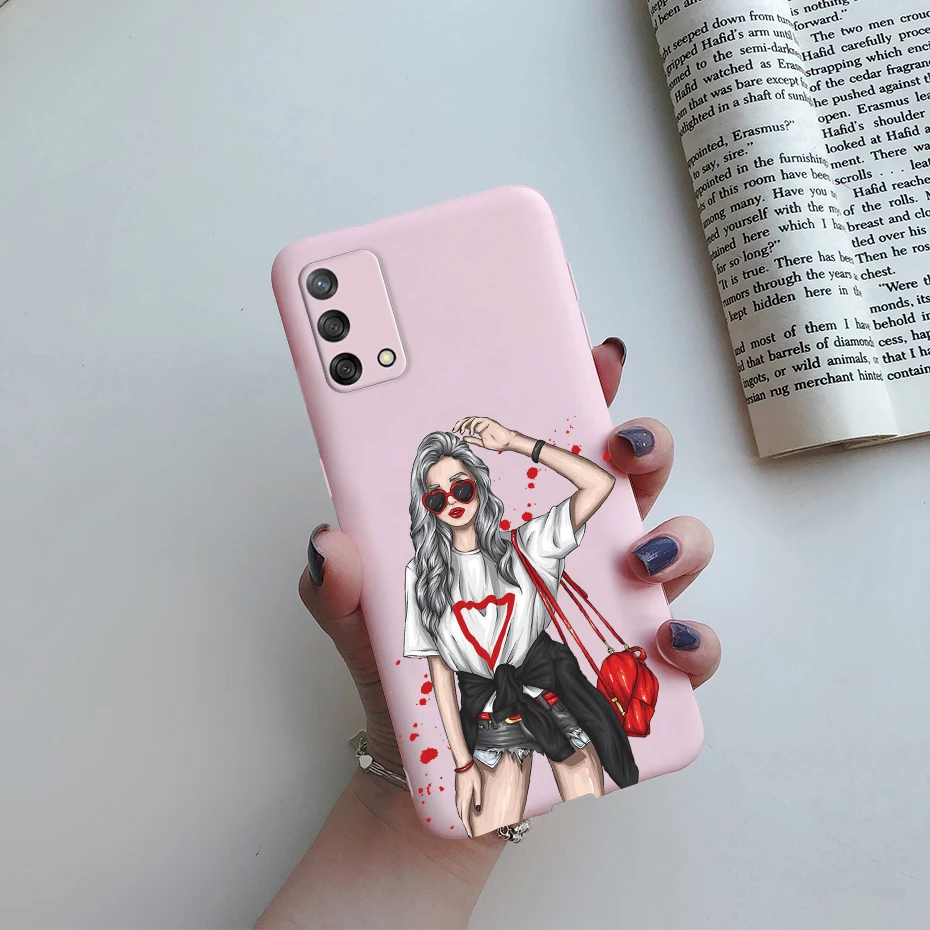 Cute Baby Girls Case For Oppo A74 Case OppoA74 CHP2219 Soft Silicone Phone Cases For Oppo A74 5G A 74 CPH2197 Back Cover Bumper cases for oppo back