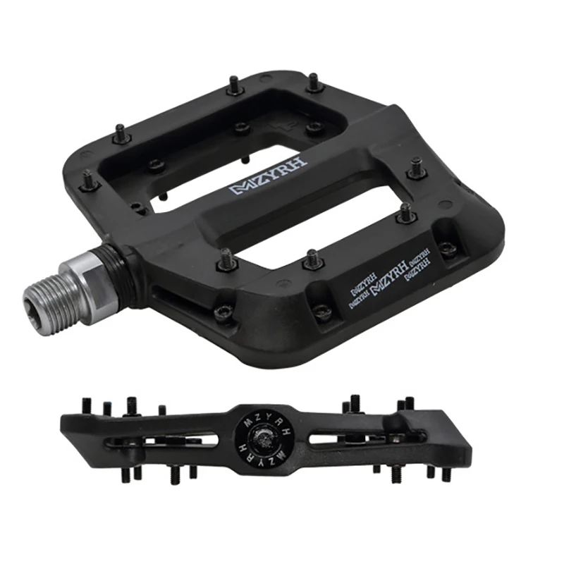 Billig MTB Bike Pedal Nylon 3 Lager Verbund 9 16 Mountainbike Pedale Hohe Festigkeit Nicht Slip Fahrrad Pedale Oberfläche für Road BMX MT