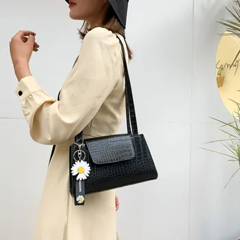 

Retro Soild Color Small Square Bags For Women 2020 summer Handbag And Small Chain Shoulder Bags Fashion Cross Body Bag
