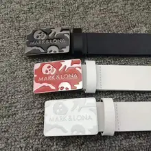 Новинка, стрелы, метка с черепом Lona Golf, полный набор аксессуаров, кожаный ремень, можно резать, ремни для гольфа для мужчин и женщин