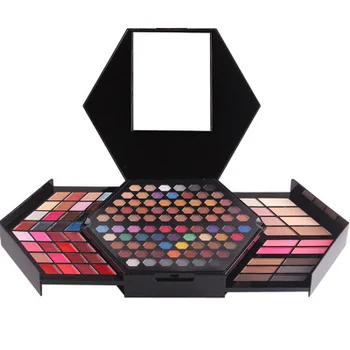 

Can do private label only if meet minimum and talk to us Six Variation Makeup Palette High Gloss Powder Blush Eyeshadow Palette