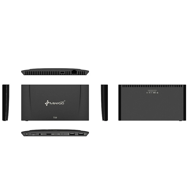 Meegopad T09 мини-ПК Intel Atom Cherry Trail X5 Z8350 4G Ram 32G Rom Windows 10 Tv Box Wtih Wifi Bt type-C Tv компьютерная карта E