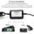 XCGaoon DC 12V to 5V 2A 3.1 M Car Charge Cable Mini / Micro USB Hardwire Cord Auto Charging for Dash Cam Camcorder Vehicle DVR