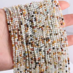 Wholesale Natural Stone Beads in Rose Quartz, Amethyst, and Agate for Jewelry Making and DIY Bracelet Crafting (Amazonite)
