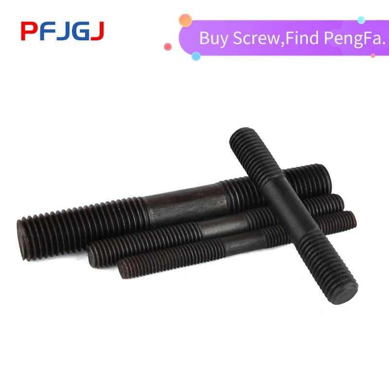 

Peng Fa Grade 4.8 GB901 twin-head screw twin-head bolt equal length twin-head stud B-type fine rod die M6M8M10