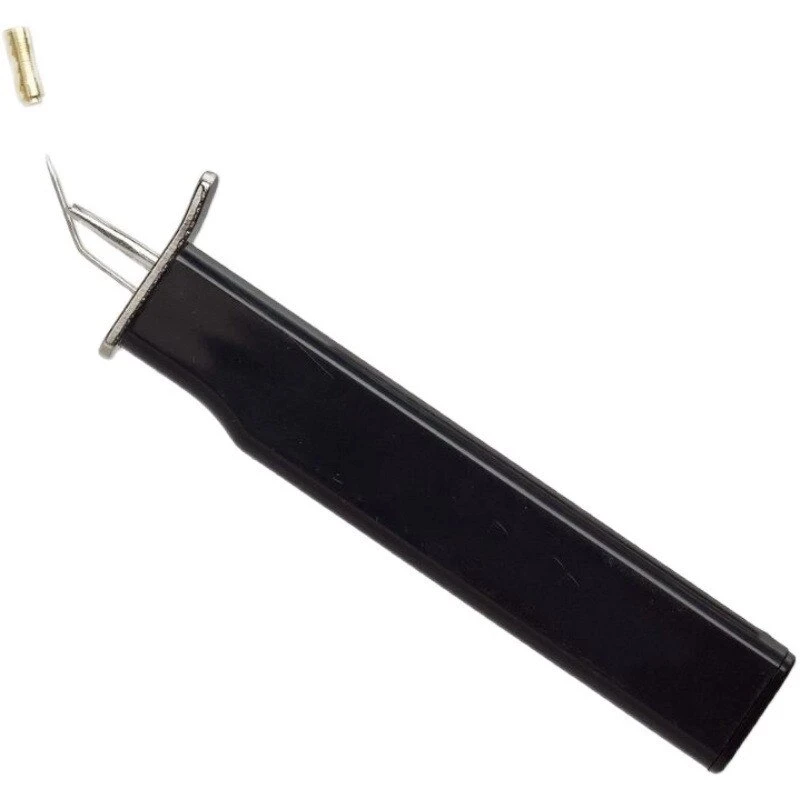 The Bead Knotter - black, a cord knotting tool for beads, 1pc