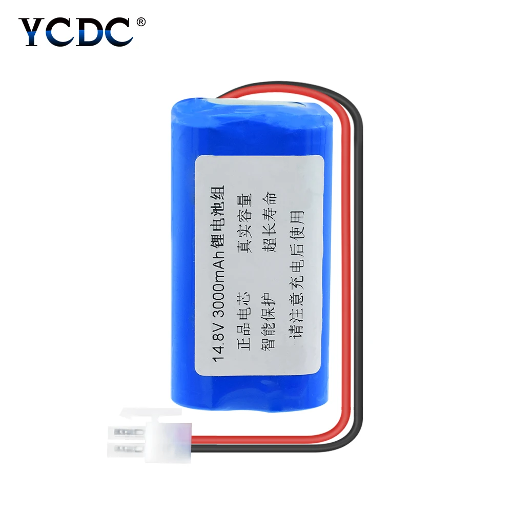 14,8 V 18650 аккумулятор 3000mAh 18650 перезаряжаемый литий-ионный аккумулятор с 5557 разъемом для камеры видеонаблюдения светодиодный светильник