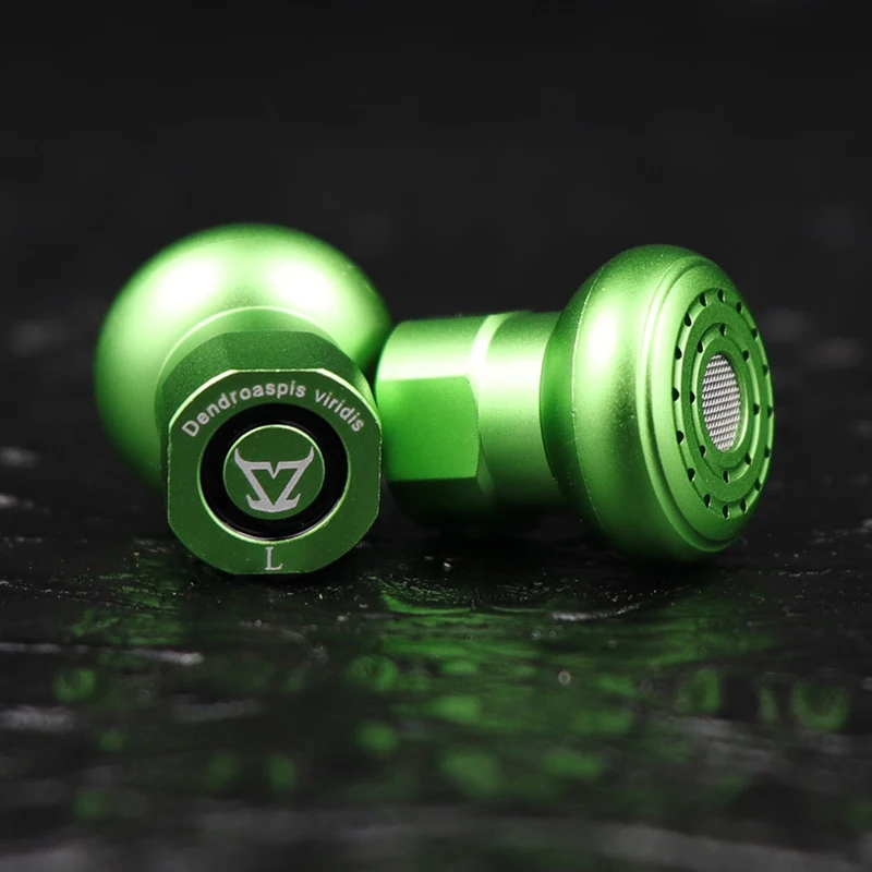 US $89.71 TONEKING Dendroaspis Viridis Metal HIFI Earbud Three Diaphragm Dynamic Physical Frequency Division Earphone MMCX Cable Headset