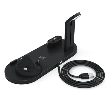 

For Apple Mobile Phone Wireless Charger Watch Headset Charging Bracket Mobile Phone Headset Bracelet Charging Base