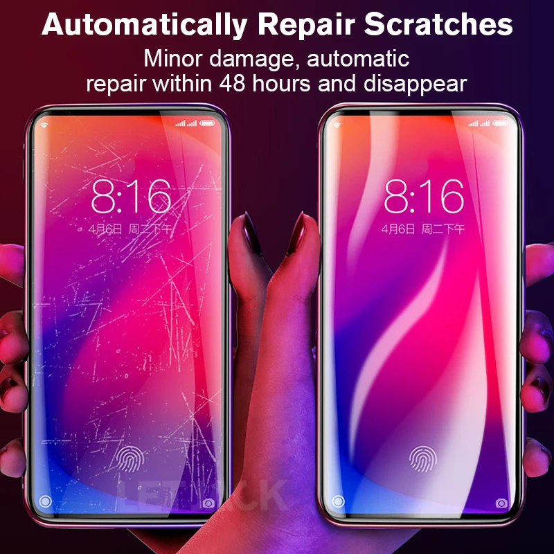 10D полное покрытие мягкая Гидрогелевая пленка на Xiaomi 9 SE 9X CC9 CC9E протектор экрана для Redmi K20 7A Note 7 Pro пленка не стекло