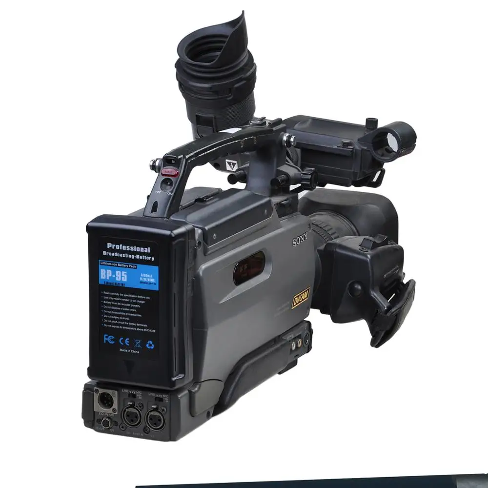 Trava de Bateria Li-íon com Montamento em v Câmera de Vídeo Led para Câmera Lâmpada Sony Bateria bp Fotografia Filmadora 154wh 14.8v - Image 5