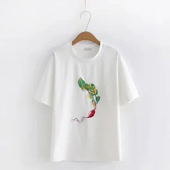 

2020 new summer wear sexy shirt short sleeves students' loose fitting small T shirt Casual Summer Cotton