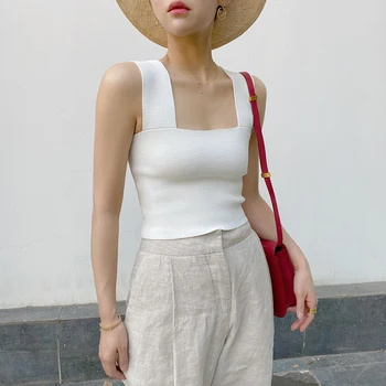 

Women Tops Spring / Summer 2020 Vest Women Knitted Vest Women's Camisole