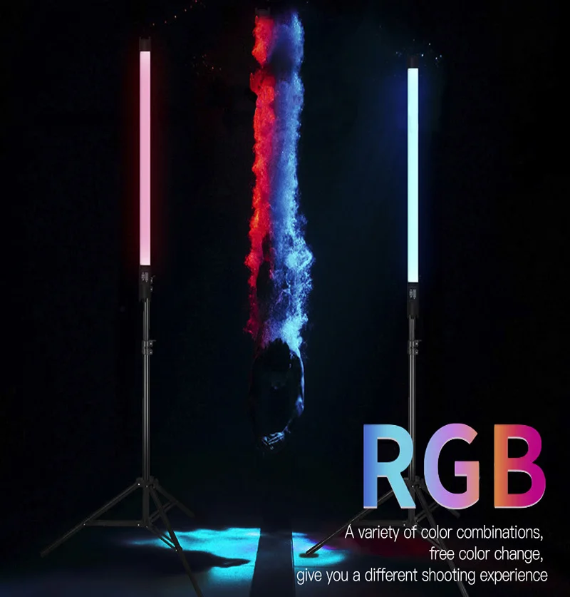 DF DIGITALFOTO chameleon RGB LED tube light Colourful Special effects film photography Hold lamp for Video
DF DIGITALFOTO chameleon RGB LED tube light Colourful Special effects film photography Hold lamp for Video