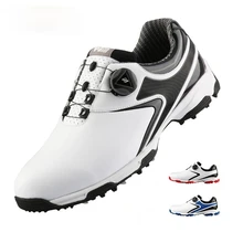 Produkty patentowe PGM męskie buty golfowe przycisk szybkie sznurowane buty Outdoor Sports wodoodporne trampki XZ132