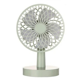 

USB Shaking Head Desktop Dormitory Student Small Fan Portable Creative 5 Fan Blade Desktop Automatic Rotating Fan