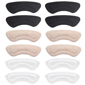 

FGGS-Heel Cushion Inserts Heel Grips Heel Pads - Reusable Self-Adhesive Shoe Inserts Liners for Men and Women's Loose Shoes, Sho