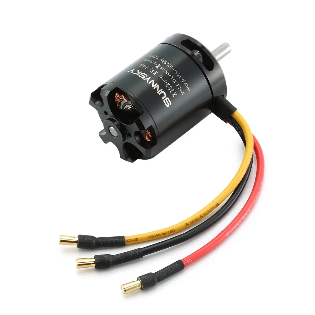 SUNNYSKY X2826 740KV 1080KV бесщеточный двигатель с фиксированным крылом для многоосевой воздушной радиоуправляемой модели бесщеточного двигателя самолета
