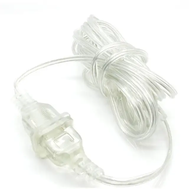 AC Power Extender Cable Cord110-220V EU/US Plug Extension Wire for