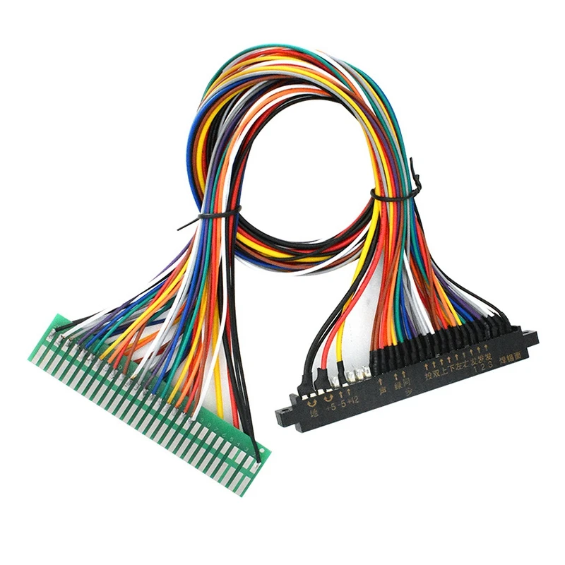 Полностью аркадные автоматы выделенный удлинитель для 28P Jamma Line Gold Finger Row подключаемые аксессуары для игровых машин длинный провод Har