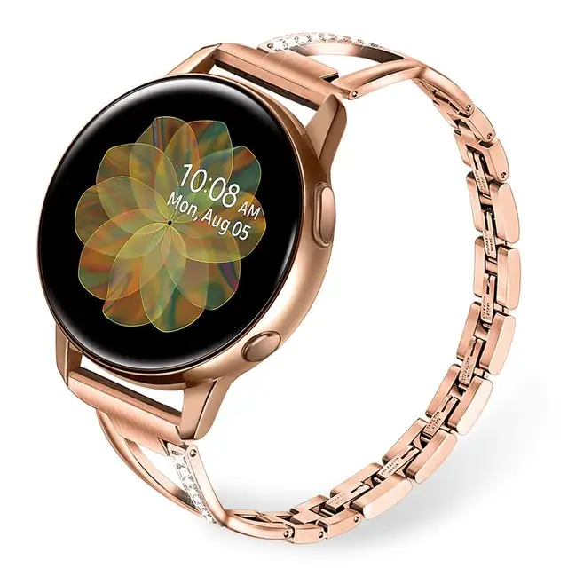 Rose Gold Samsung Smartwatch Active Stainless Steel Samsung Gear