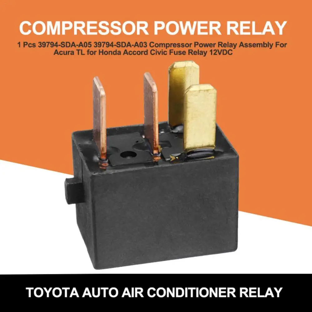 Реле компрессора 39794 SDA A03 A/C силовое реле в сборе для Acura TL Accord Civic плавких