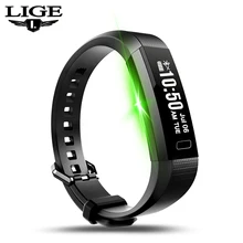LIGE, новые Смарт-часы, пульсометр, кровяное давление, кислород, монитор для здоровья, шагомер, смарт-браслет, фитнес-трекер, умный Браслет