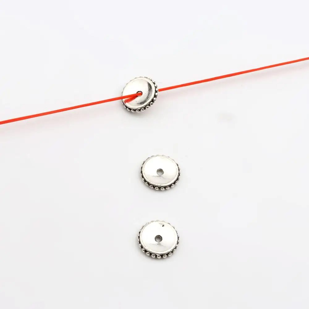 50 100 stücke Mixed Antike Silber Farbe Spacer Lose Metall Perlen Für Schmuck Machen Diy Zubehör Großhandel Suply – Detail 19