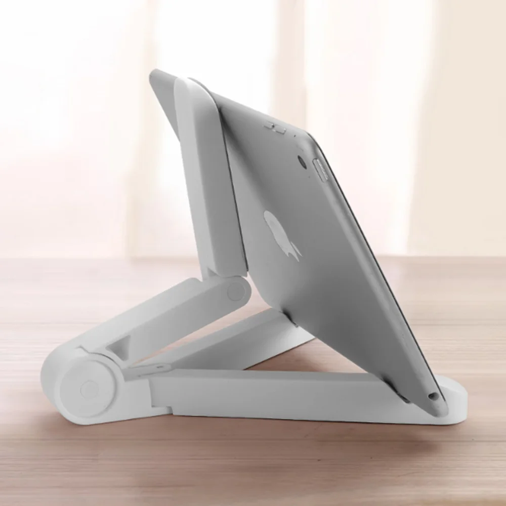 Подставка для планшета для ipad iphone 11 8 7 6, Регулируемый Настольный держатель, портативный складной с сотовым телефоном 4-10 дюймов