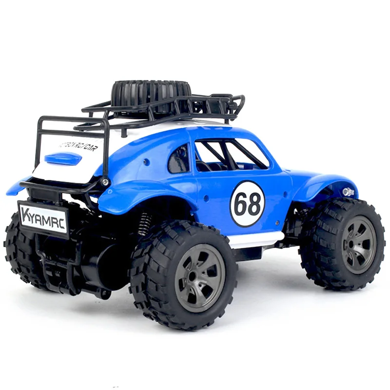 KYAMRC 1:18 2WD классический автомобиль с дистанционным управлением Beetle 2,4G RC Гусеничный внедорожный автомобиль багги движущаяся машина дети на батарейках машинки RT
