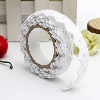 

1x Decoration Band Christmas Ribbon Lace Wedding Gift on 1.8 * 170cm White