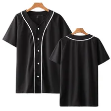 Однотонная бейсбольная рубашка; летняя быстросохнущая бейсбольная форма; тонкая дышащая повседневная бейсбольная форма