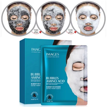 

New Arrival Shrinking Pores Oil-control 4 Pcs Bamboo Charcoal Oxygen Bubble Mask Cleaning Cleansing Face Mask skin Care