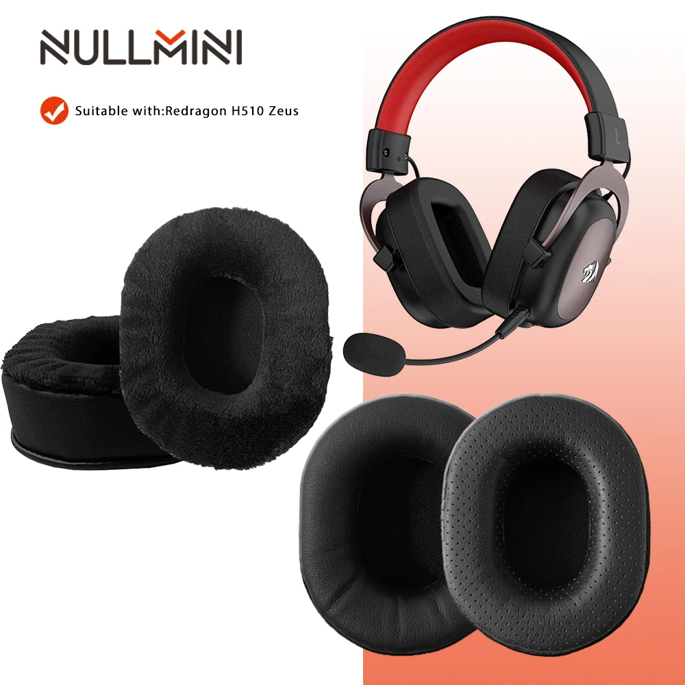 NullMini almohadillas de repuesto para auriculares Redragon H510 Zeus,  protector grueso de cuero y terciopelo, espuma viscoelástica|Accesorios de  auriculares| - AliExpress