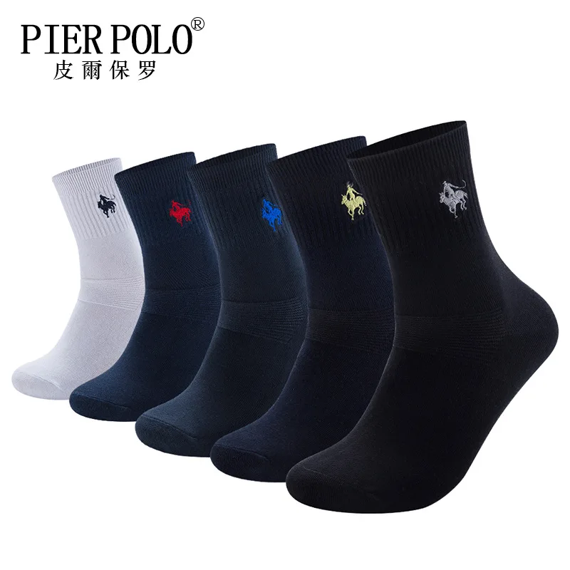 5 парт/лот высококачественные брендовые PIER POLO модные повседневные хлопковые
