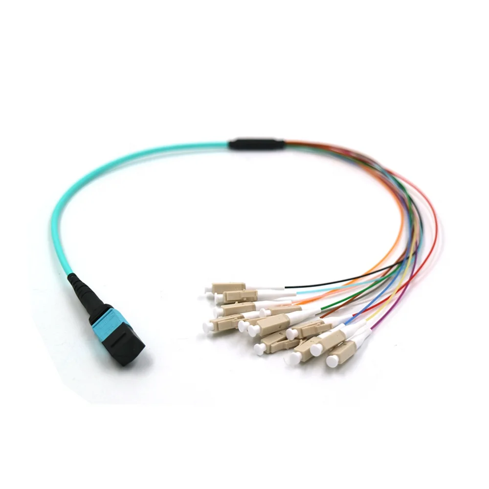 

MPO to LC 12 Cores Fiber Optic Patch Cord Cables 3M Telecom Optical Fiber Jumper