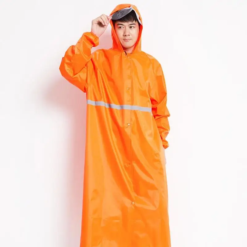 One-piece Outdoor Raincoat Adult Fashion Raincoat Electric Bicycle Raincoat Processing Custom Waterproof Camping Hooded Ponchos