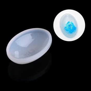 

Silicone Oval Shape Pendant Mold DIY Making Jewelry Resin Casting Craft Tool Hole Dried Flower Resin Decorative DIY Hand Crafts