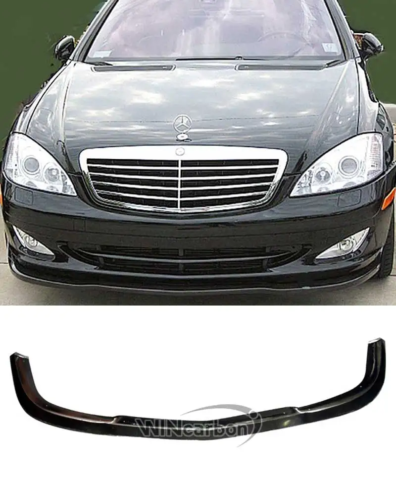 Окрашенный Передний Бампер Добавить спойлер для MERCEDES W221 S-Class 2007-2013 | Автомобили и