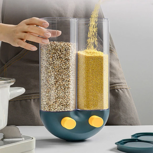 Dispensador de arroz automático para cocina, dispositivo práctico