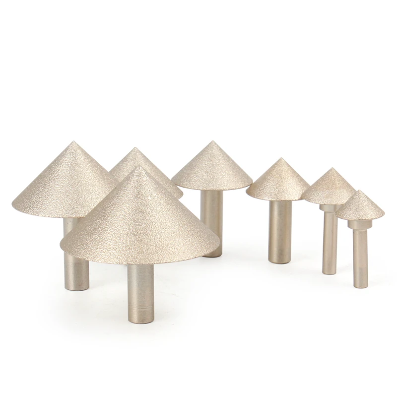Versery 20-60mm 90 Degree Vacuum Brazed Diamond Countersink Chamfering Tool Drill Bit for Tile Marble Granite Quartz Stone