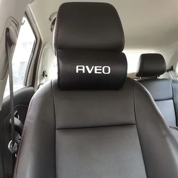 

Carbon Fiber Car Neck Pillow For Chevrolet AVEO Upscale Neck Support Holder Adjustable Head Restraint Pad Car Accessories 1Pc