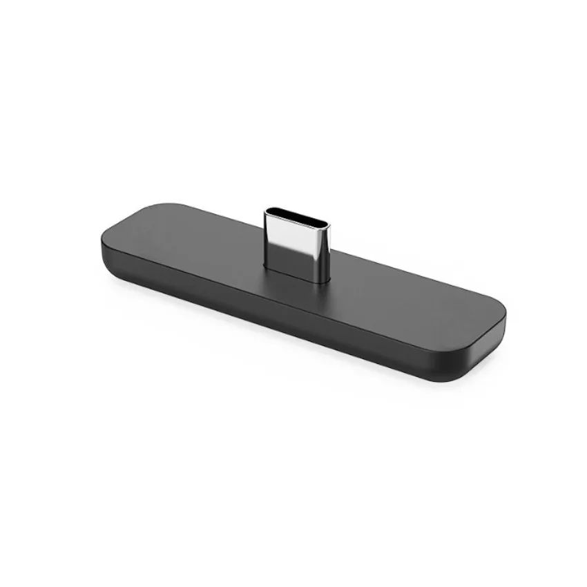 black GuliKit NS07 Route Air Bluetooth беспроводной аудио передатчик usb type C адаптер приемопередатчика для nintendo Switch/Switch Lite/PS4 - Цвет: black