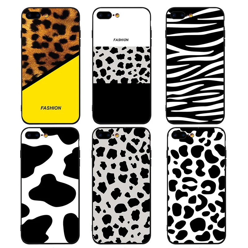 

for Leopard Print Mobile Phone Drop-Resistant Protective Case for Apple iPhone X Max Case iPhone 6S Case