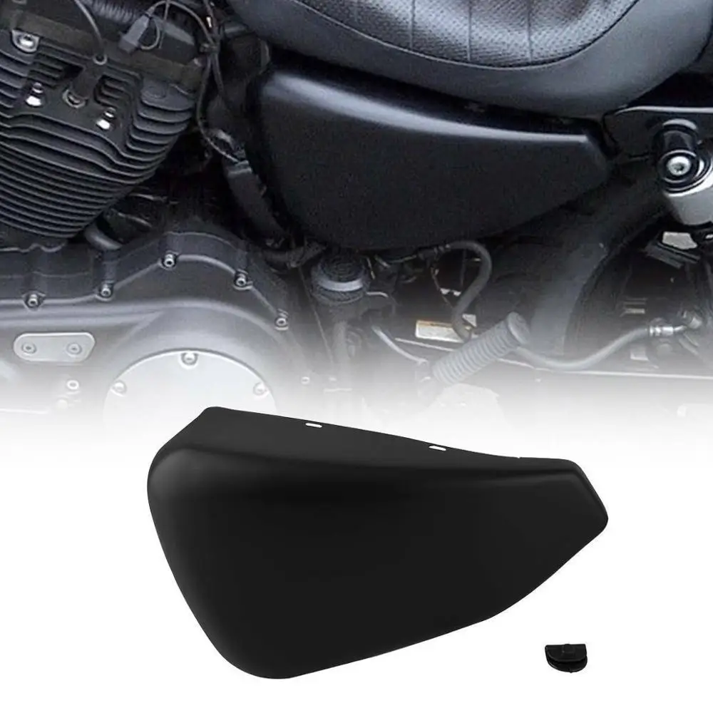 Левая крышка аккумулятора мотоцикла для Harley Sportster XL883 XL1200 XL 883 1200 Iron 2014-2019 2018