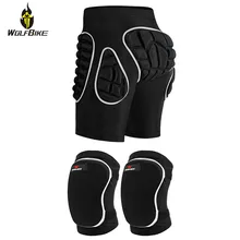 Wolfbike наколенники шорты для сноубординга роликовые хоккейные ягодицы защита для бедер MTB велосипед Велоспорт Скейтборд лыжные шорты брюки