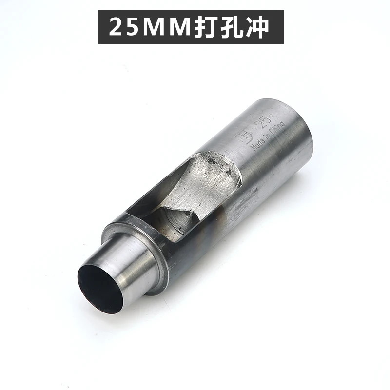 25mm Высокое качество острый не ржавеет круглый Пробивной кожаный ремень KT пластина брезент газовый дырокол для глаз ткань силиконовый ручной инструмент - Цвет: 25mm