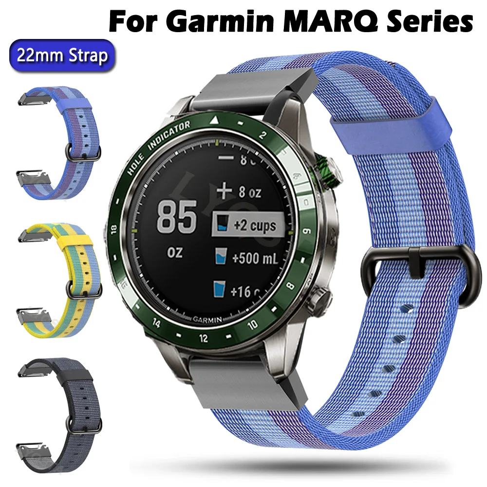 Новый плетеный нейлоновый быстросъемный ремешок для наручных часов Garmin Fenix 5 Plus 6