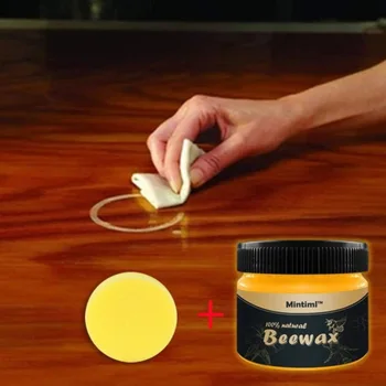 

Mintiml Wood Seasoning Beeswax Furniture Care Polishing Waterproof Floor Beeswax