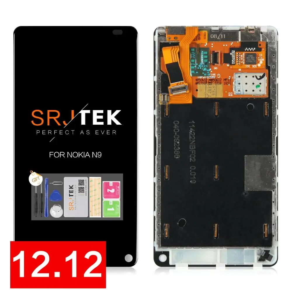 Протестированный 854x480 для NOKIA N9 сенсорный ЖК-экран для NOKIA N9 дисплей дигитайзер сборка запасные части